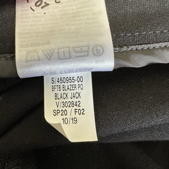 Old Navy Blazer Womens XXL Black Double Weave Classic Office Preppy Minimalist - Picture 11 of 12